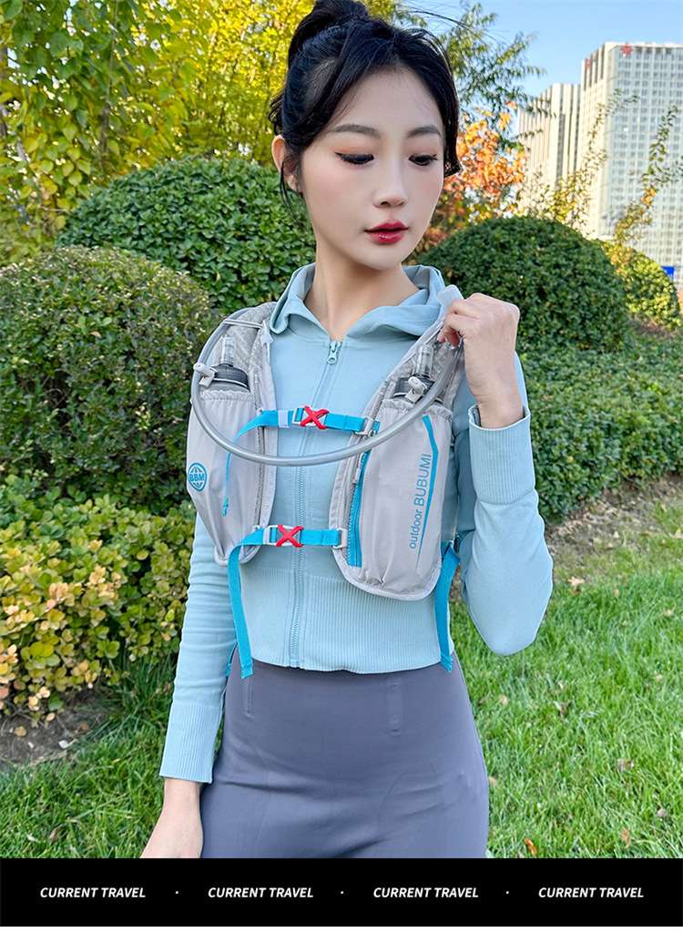 Outdoor cycling backpack, water bag, off-road backpack, running backpack, sports vest detail image 14