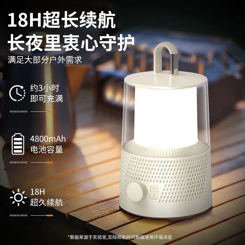 Camping lights, Bluetooth speakers, outdoor lighting, portable tent hanging lights, LED ambient lights, night lights, ribbon microphones