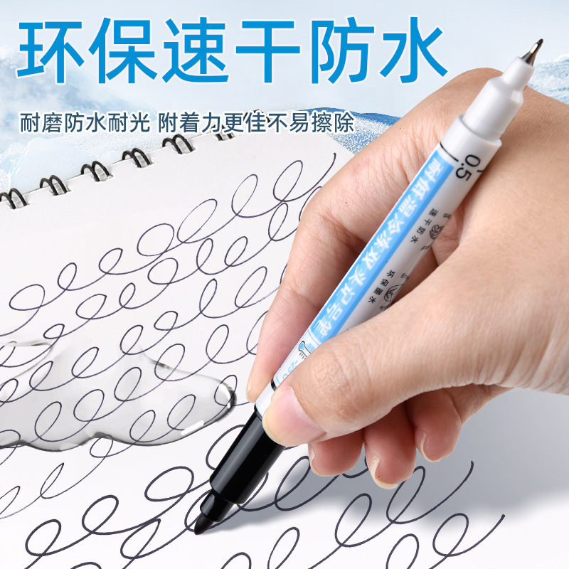 Jin Wannian Low-temperature Anti-freezing packaging Marking Marker Pen, Double-headed oil-based waterproof quick-drying freezing and refrigeration marker pen Application Scenario