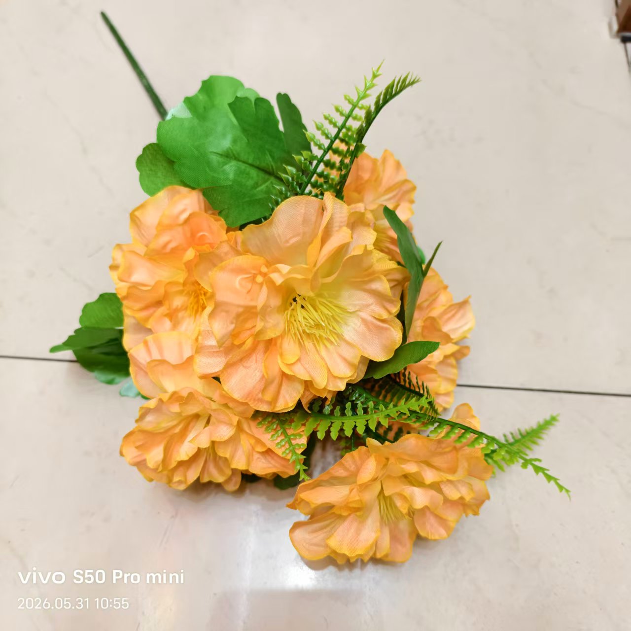 厂家直销仿真7头牡丹仿真塑料花绢花布花手工花人造花室内外DIY装饰花拍摄道具 Application Scenario