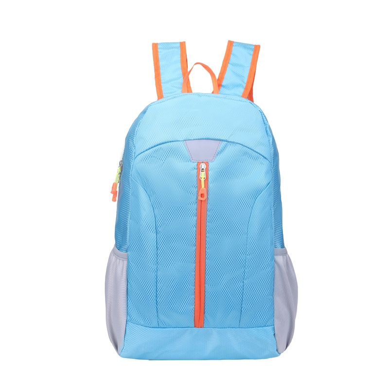 Customized foldable large-capacity backpack, lightweight and water-resistant nylon outdoor sports hiking and mountaineering bag Item Picture
