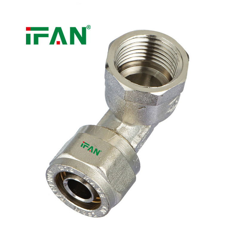 Wholesale IFAN PEX copper ferrule internal thread elbow details Picture