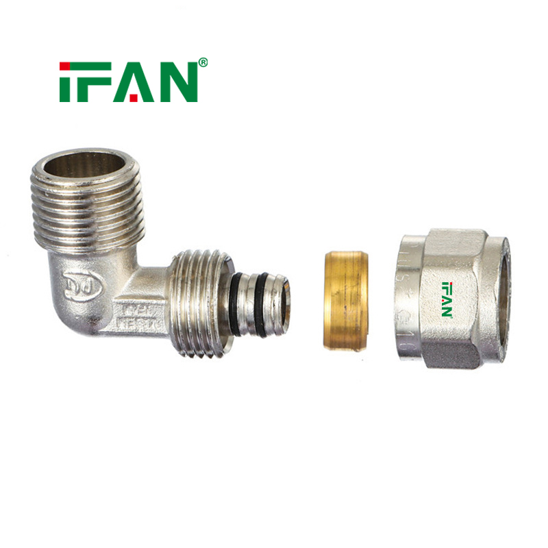 IFAN PEX Copper Card Holder External Thread Elbow  Application Scenario