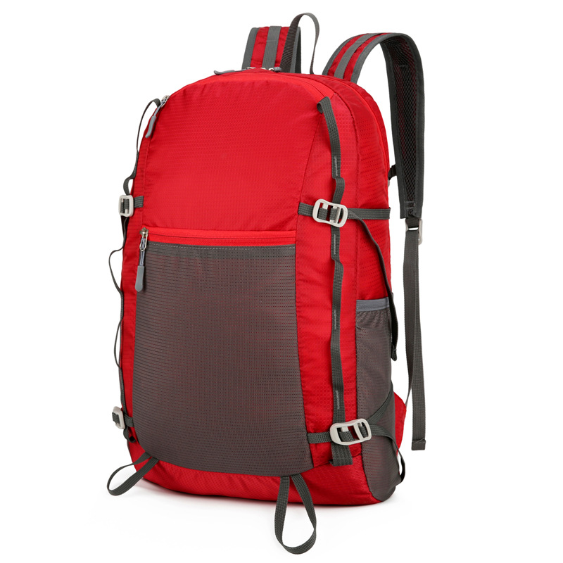 Outdoor lightweight hiking bag, folding hiking travel casual bag, large-capacity ultra-light backpack for men and women