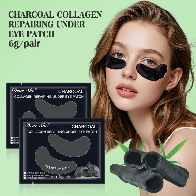 DEAR SHE Bamboo Charcoal Crystal Moisturizing Eye Mask Hydrates, moisturizes and improves eye care