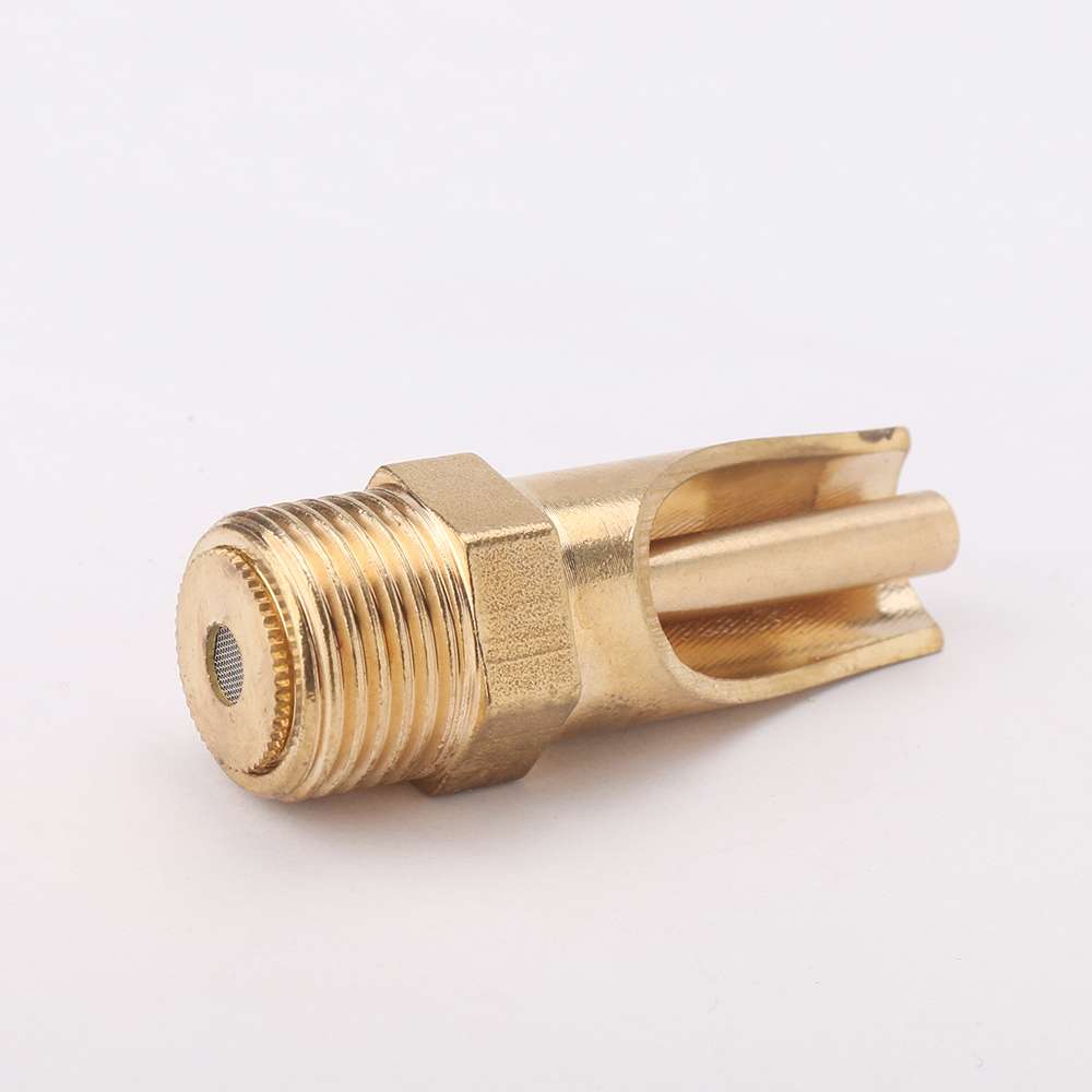Brass pointed-mouth pig water dispenser, automatic touch water dispenser for pig farms, external thread water-saving drinking water accessories for livestock breeding detail image 3