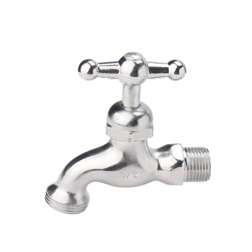 Single-cooling faucet made of bright zinc alloy, suitable for high-end kitchens and bathrooms Specification image