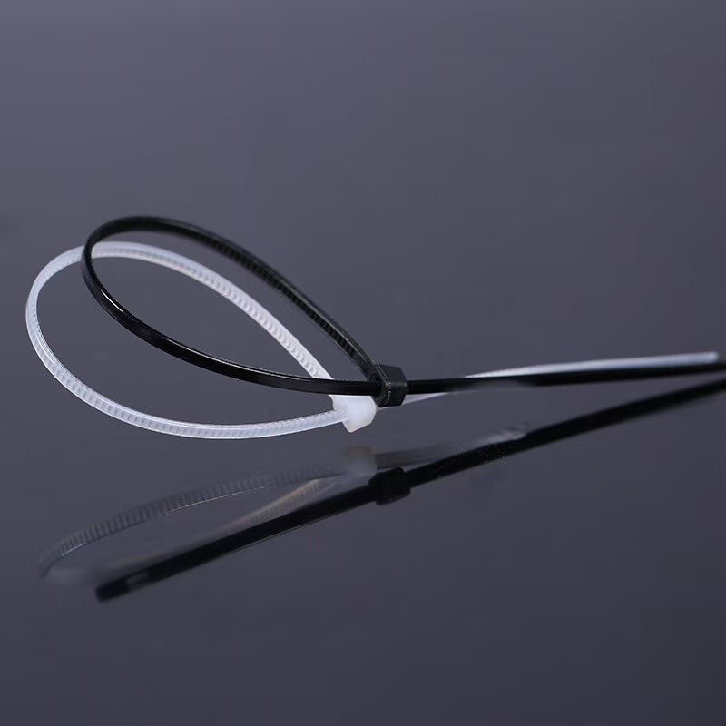 黑白双色尼龙扎带 2.5x100mm 工业级捆扎固定多场景适用