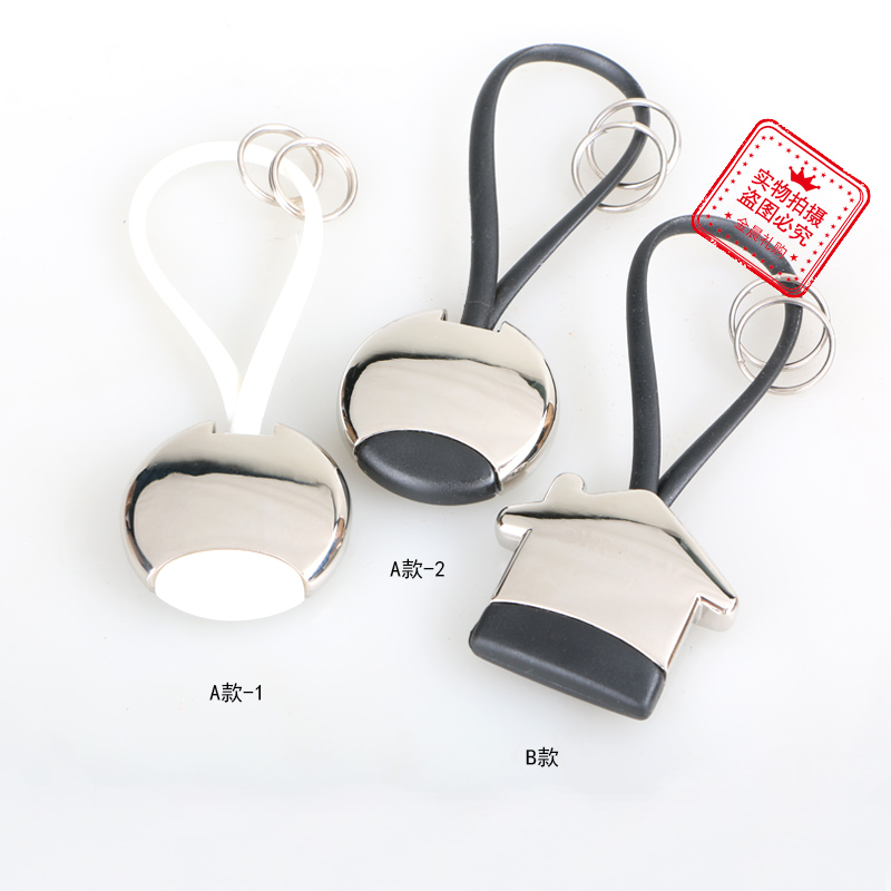 DIY metal silicone keychains, key chains, key pendants, fashionable accessories, small gifts for casual use, promotional items MZZ589 details Picture