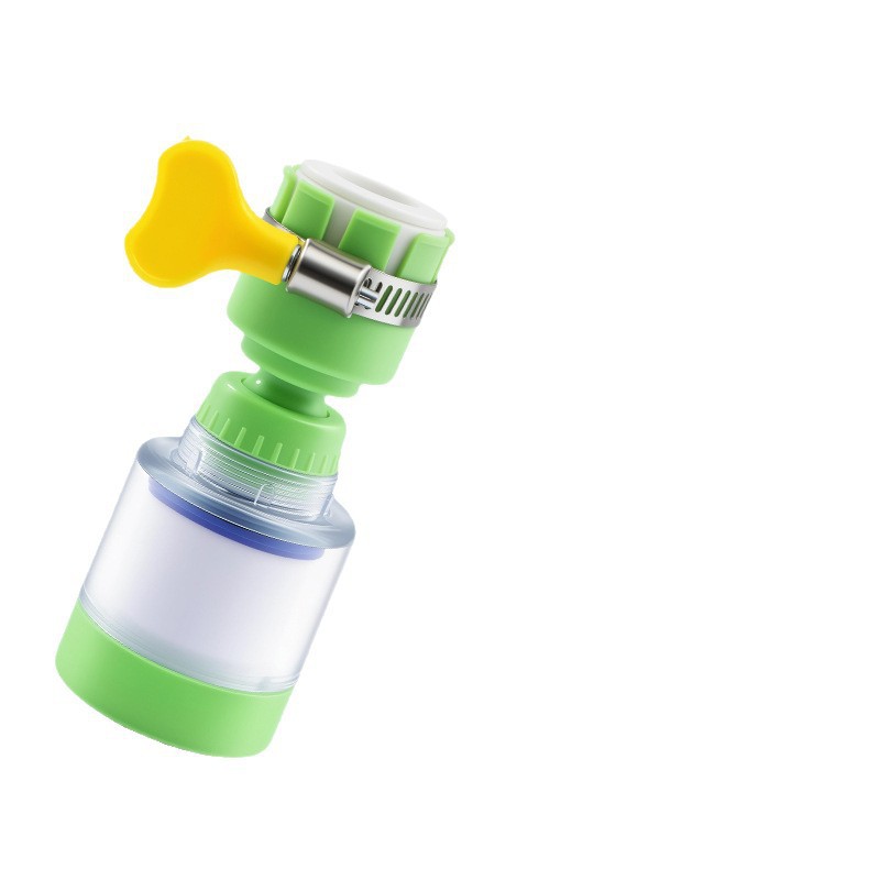 绿色喷头净水器配件含碳滤芯适配过滤水水器  过滤水水器  净水器