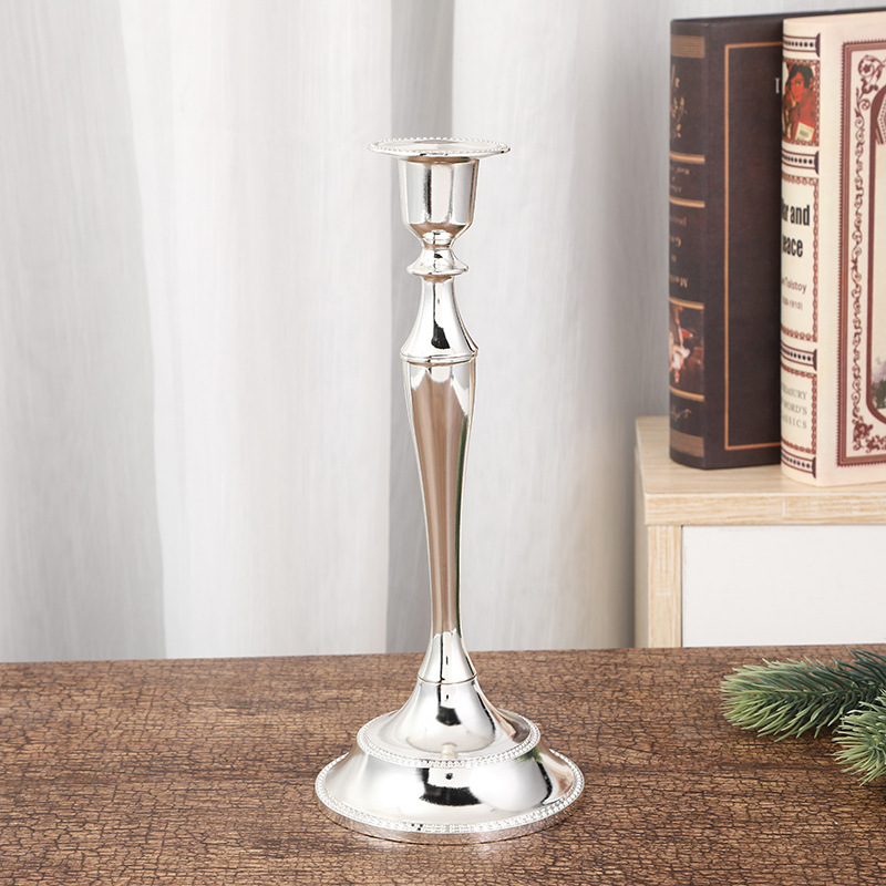 European-style candlestick, retro three-headed or five-headed romantic candlelight dinner table, wedding decoration, wedding candle stand props detail image 8