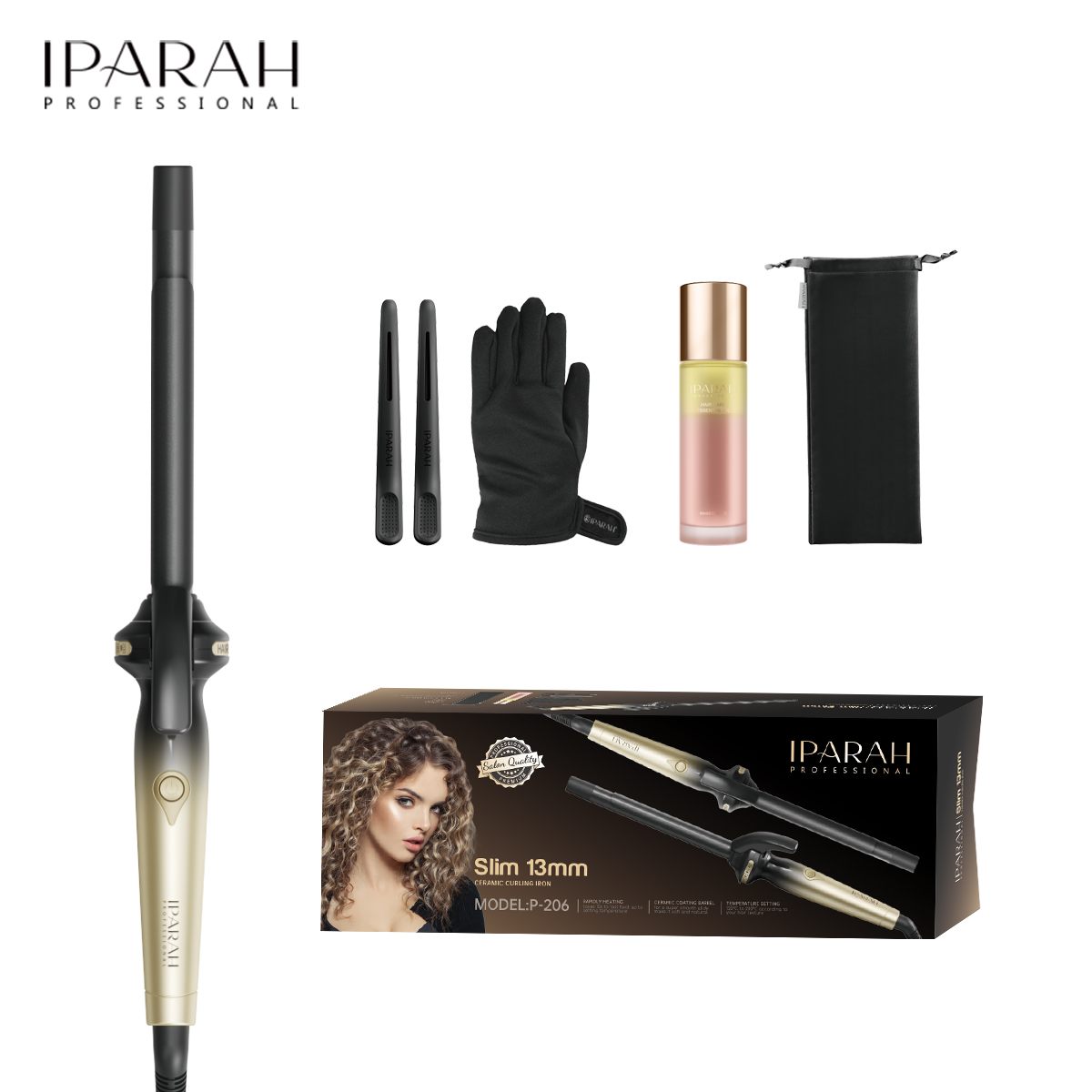 IPARAH high-speed brushless curling and straightening rods for cross-border export 38524321