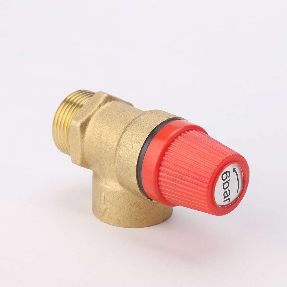 Three-way brass safety valve, wall-mounted boiler pressure relief valve, single-direction safety pressure relief valve for electric water heater boilers detail image 6