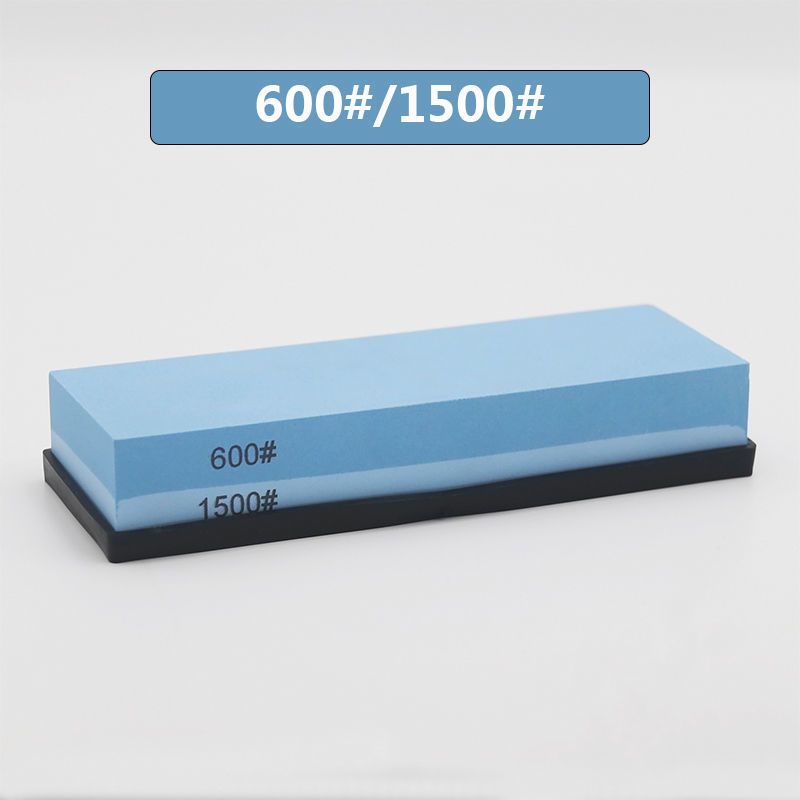 White corundum whetstone, household kitchen knife quick sharpening, coarse and fine fine sharpening, natural oil stone magic stone with base tool detail image 9
