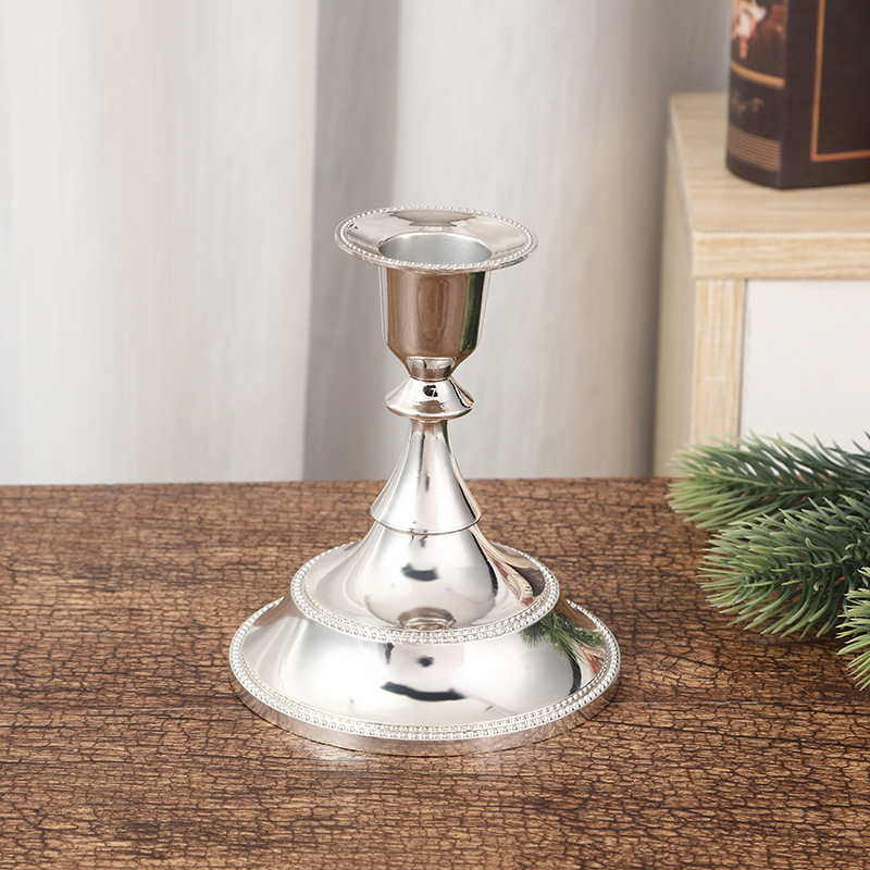 European-style candlestick, retro three-headed or five-headed romantic candlelight dinner table, wedding decoration, wedding candle stand props detail image 18