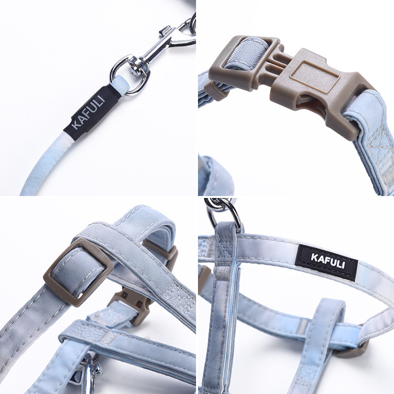 Cat leash, I-shaped chest strap, explosion-proof, small dog, universal cat strap, dog walking wonder, pet supplies Specification image