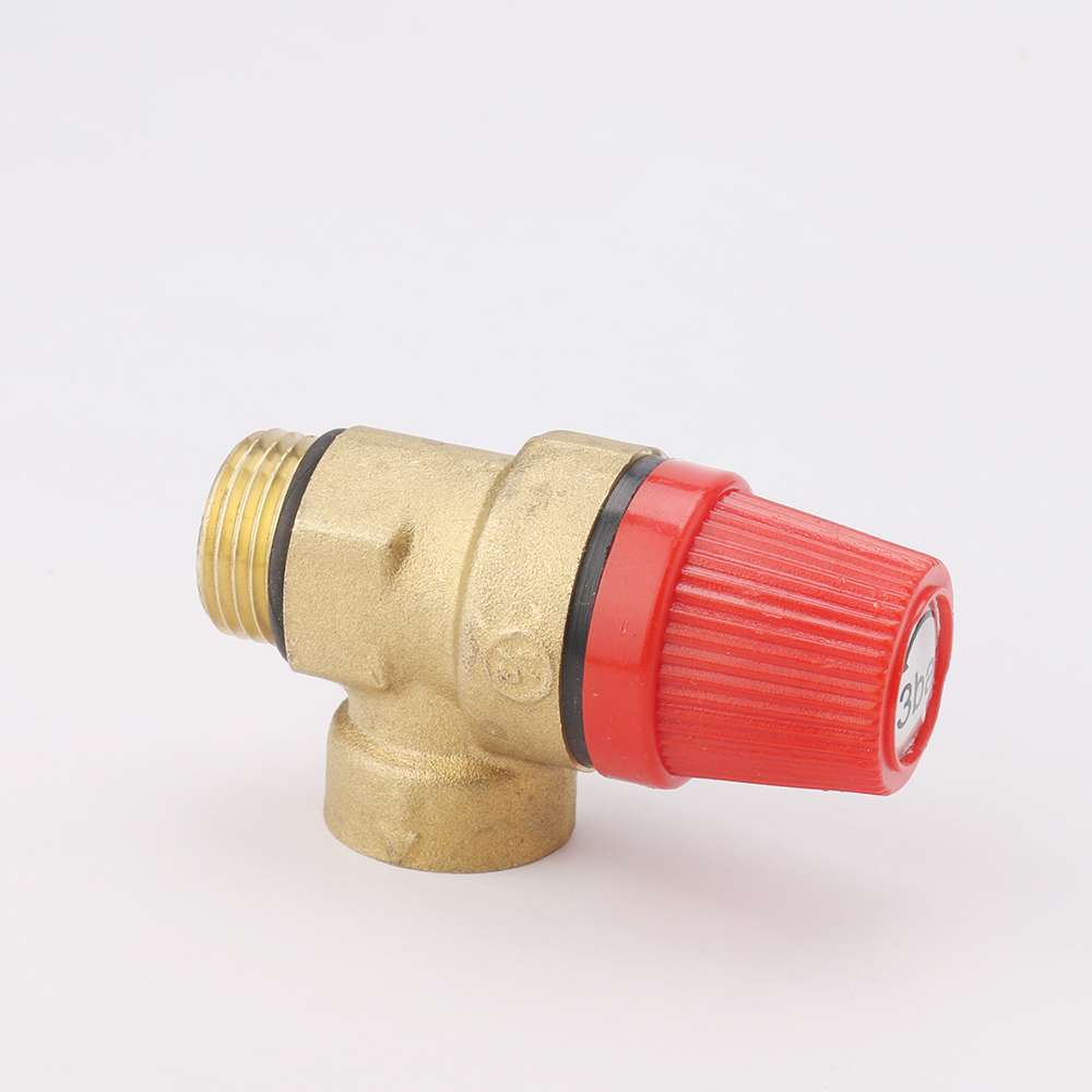 Three-way brass safety valve, wall-mounted boiler pressure relief valve, single-direction safety pressure relief valve for electric water heater boilers detail image 11