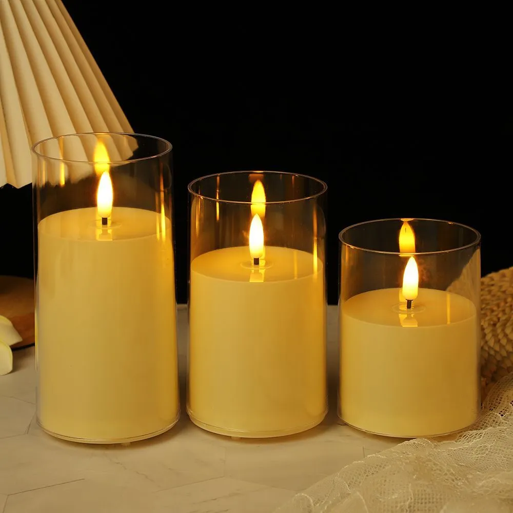 The new led electronic candle lamp can remain constantly lit and flash. It is suitable for wedding and home healing decoration, charging, remote control, and electronic wax detail image 6
