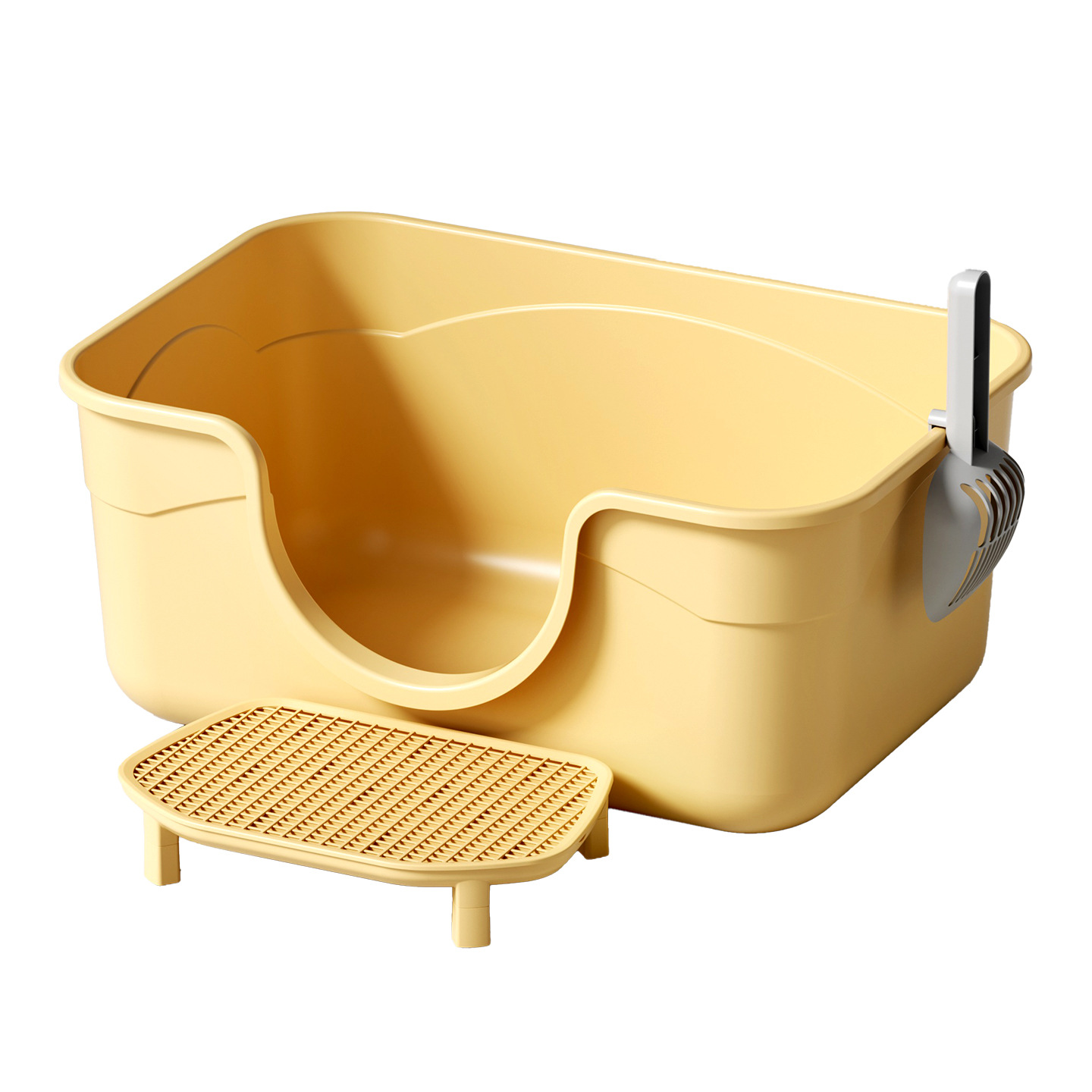 Lavabo de arena para gatos semicerrado extra grande con alta protección contra salpicaduras externas y olores jumbo maine fat cat special pet products Item Picture