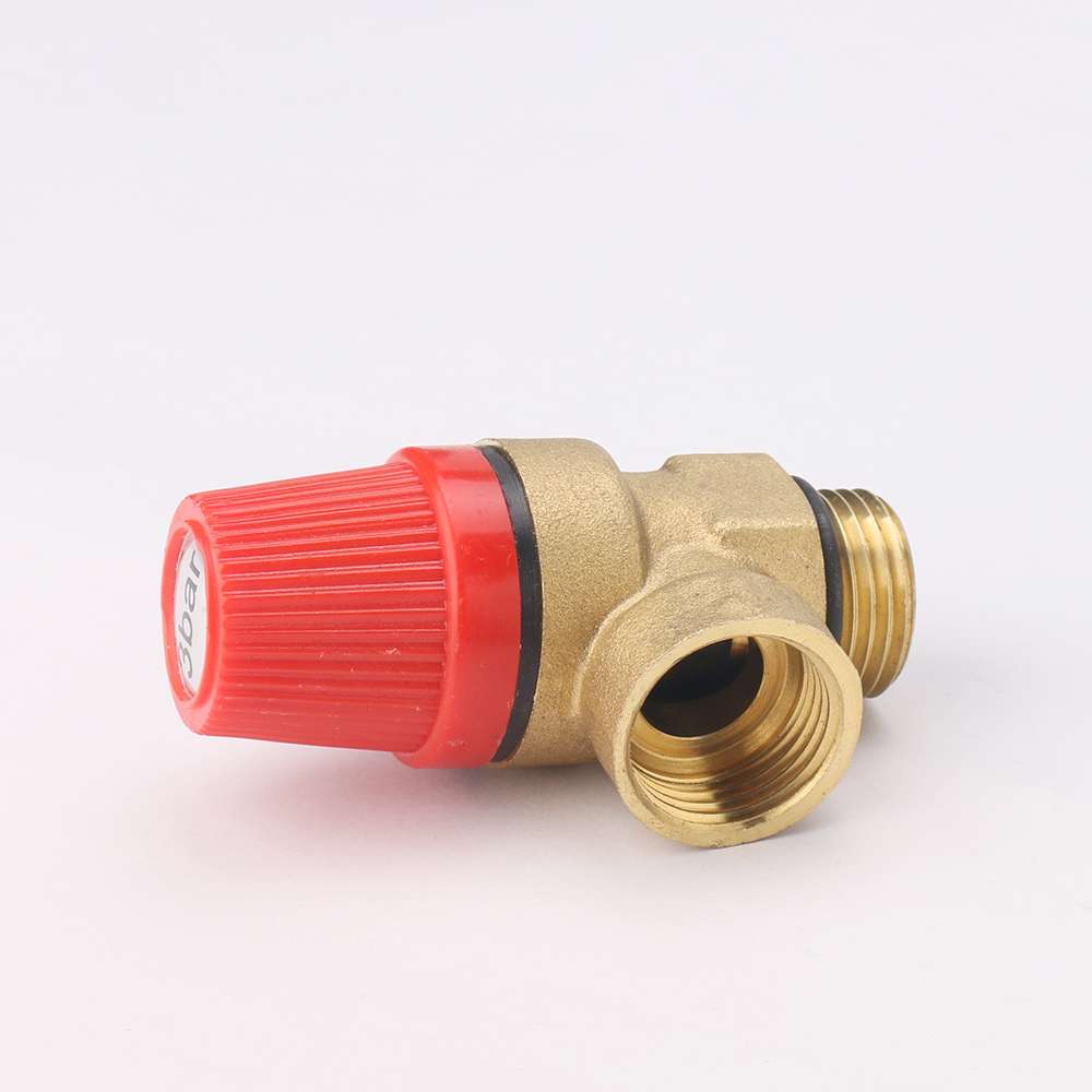 Three-way brass safety valve, wall-mounted boiler pressure relief valve, single-direction safety pressure relief valve for electric water heater boilers detail image 9