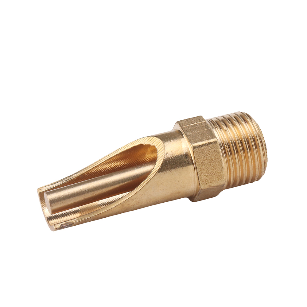 Brass pointed-mouth pig water dispenser, automatic touch water dispenser for pig farms, external thread water-saving drinking water accessories for livestock breeding