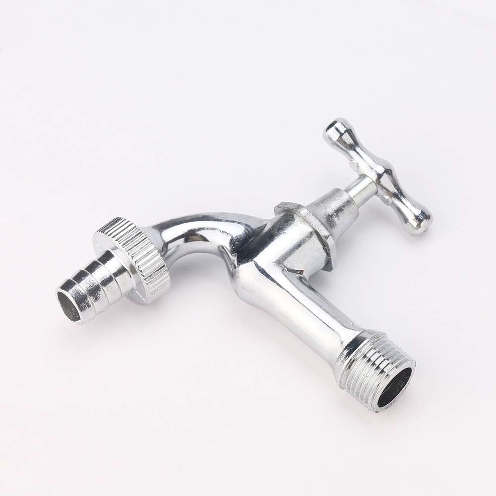 Four-inch chrome-plated cross handle faucet, outdoor construction site hose faucet, Yiwu, Zhejiang detail image 5