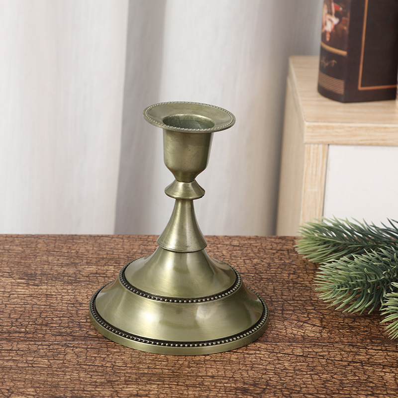 European-style candlestick, retro three-headed or five-headed romantic candlelight dinner table, wedding decoration, wedding candle stand props detail image 20