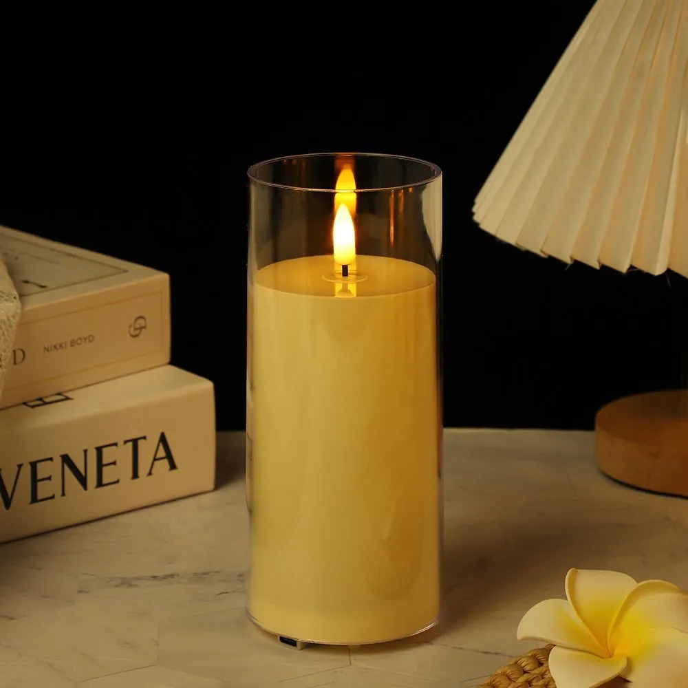 The new led electronic candle lamp can remain constantly lit and flash. It is suitable for wedding and home healing decoration, charging, remote control, and electronic wax detail image 8