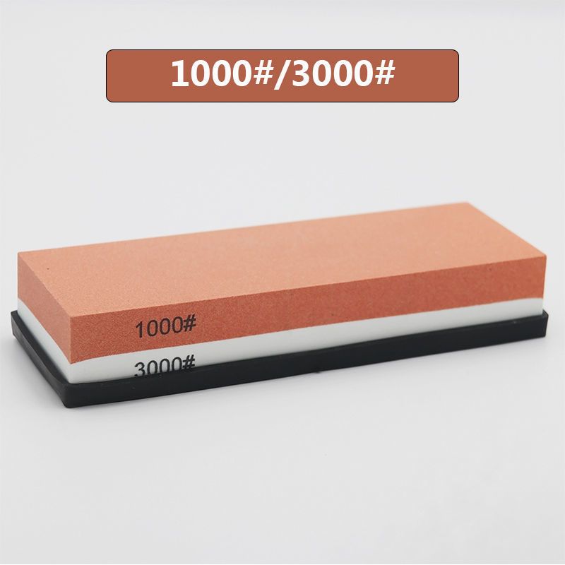 White corundum whetstone, household kitchen knife quick sharpening, coarse and fine fine sharpening, natural oil stone magic stone with base tool detail image 10