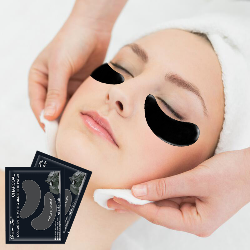 DEAR SHE Bamboo Charcoal Crystal Moisturizing Eye Mask Hydrates, moisturizes and improves eye care details Picture