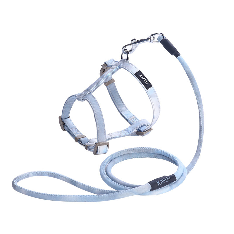 Cat leash, I-shaped chest strap, explosion-proof, small dog, universal cat strap, dog walking wonder, pet supplies Item Picture