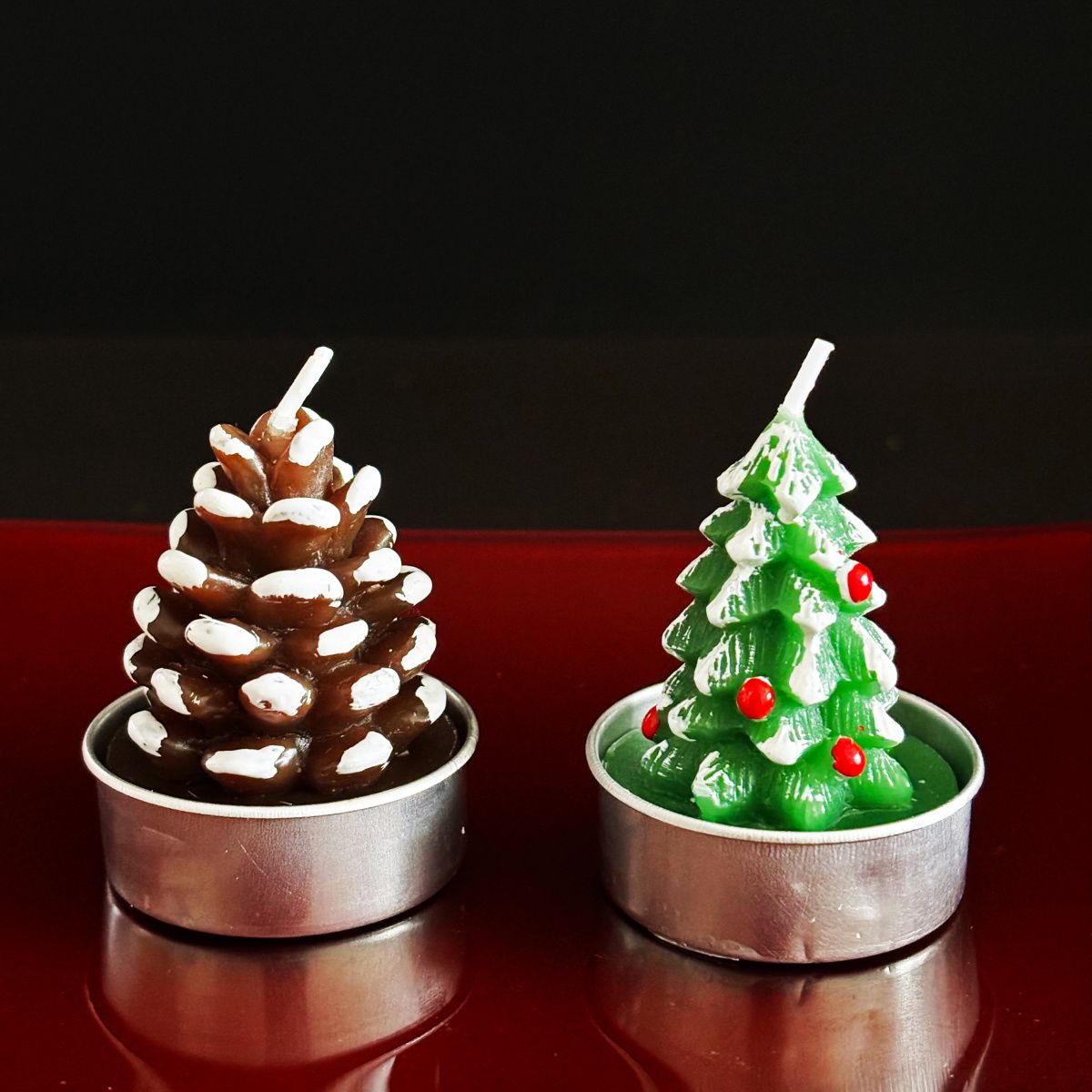 Christmas candles, home mini gifts, Christmas tree candle gift box, atmosphere decoration, Christmas ornaments, candles detail image 12