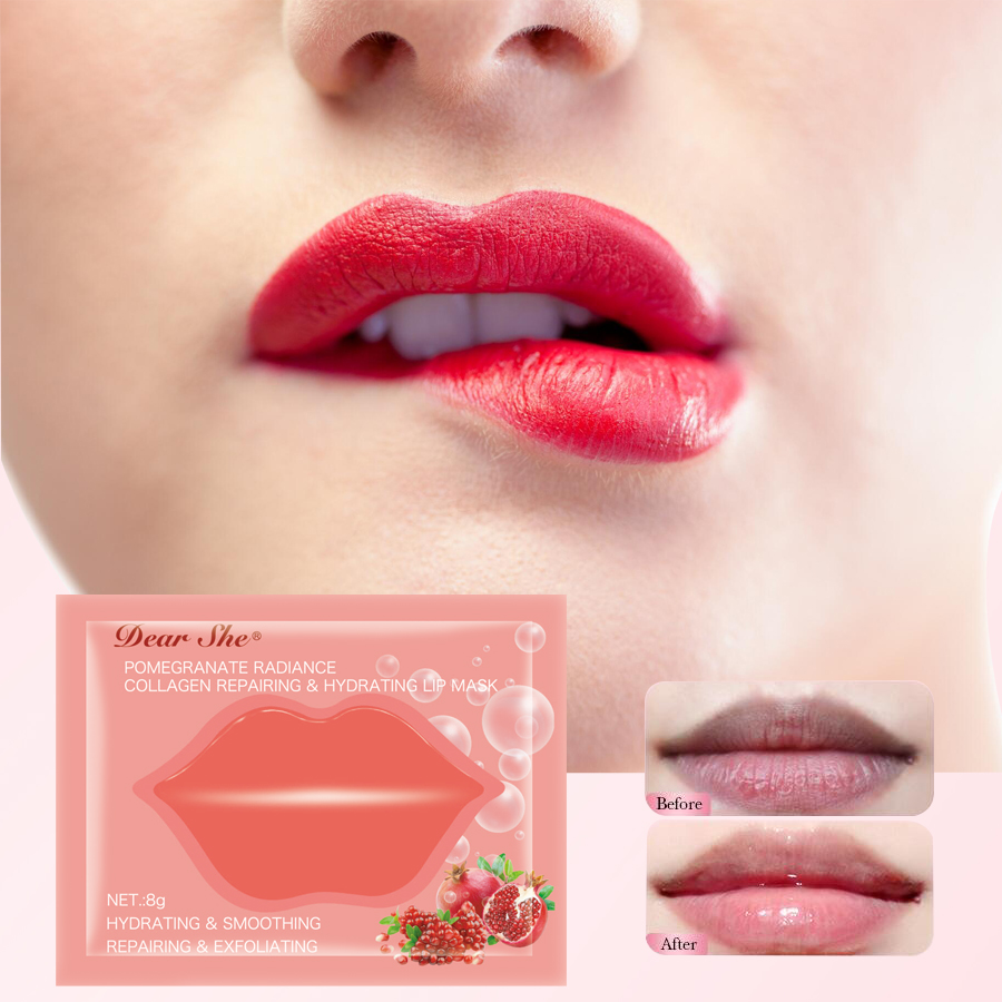 Cross-border collagen Lip Mask Exfoliating, soothing and moisturizing Lip care crystal mask Specification image