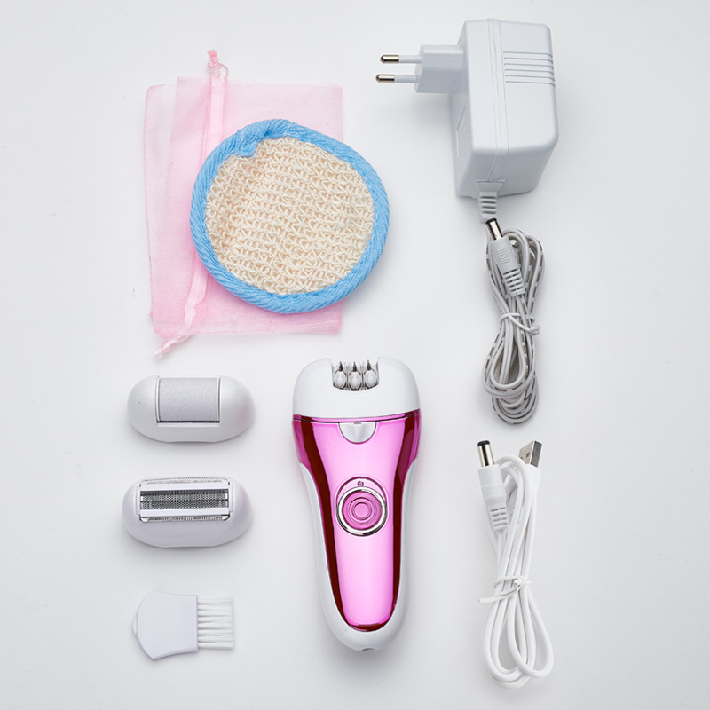 Cross border new lady 3 en 1 afeitador exfoliante eléctrico de pies extractor multifunción venta al por mayor mercancía de edición en stock Specification image