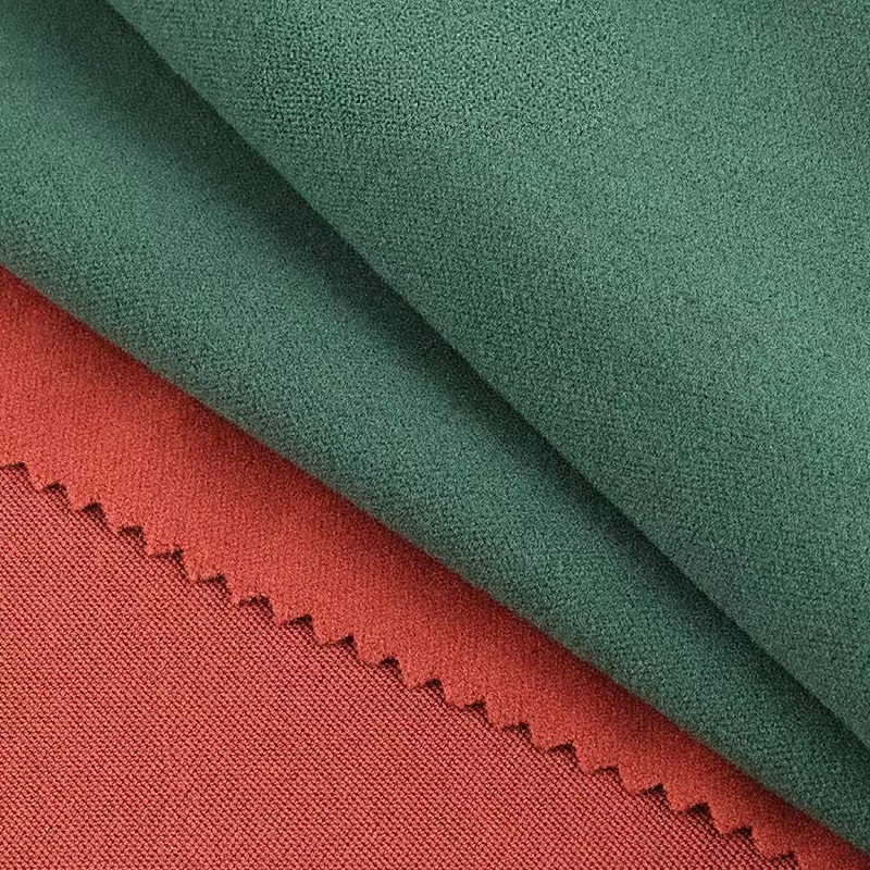 This single-sided German velvet fabric is highly elastic and skin-friendly, and can be compounded and processed into fabric for autumn and winter base shirts and home wear