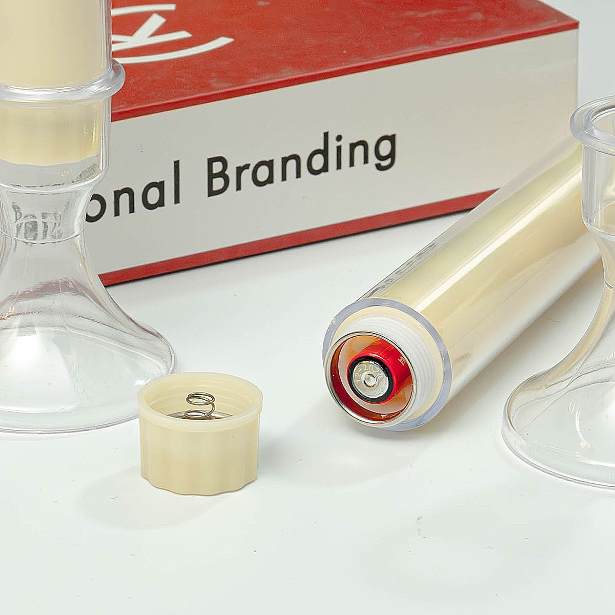 Candlelight new remote-controlled candle electronic lamp, wedding simulation romantic wedding lighting, bar European-style tall candlestick lamp, electronic wax, electronic wax details Picture