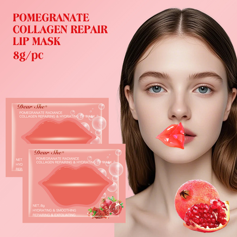 Cross-border collagen Lip Mask Exfoliating, soothing and moisturizing Lip care crystal mask