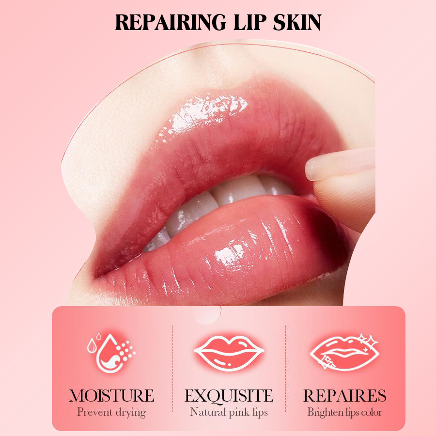 DEAR SHE Cherry Collagen Lip Mask Moisturizes, Hydrates, Reduces Lip lines and Lip Care Wholesale Application Scenario