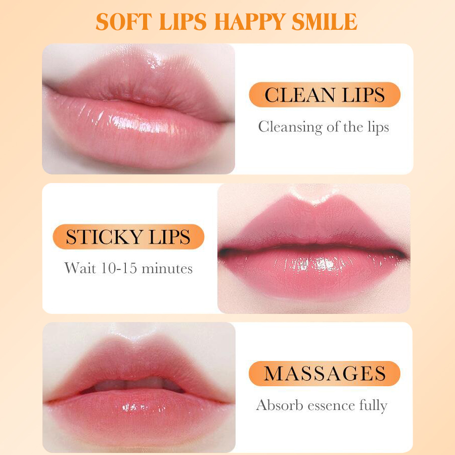 Cross-border Gold Collagen Lip Mask Exfoliating, Soothing and moisturizing Lip Care Crystal Mask Item Picture