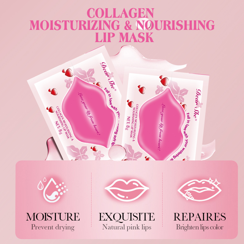 DEAR SHE Collagen Lip Mask Moisturizes, nourishes, reduces lip lines and Lip Care wholesale Application Scenario
