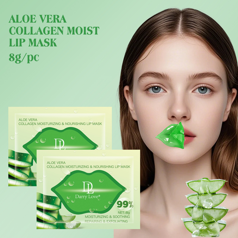 DARRY LOVE Aloe Vera Collagen Brightening Lip Mask highly moisturizing, nourishing and soothing