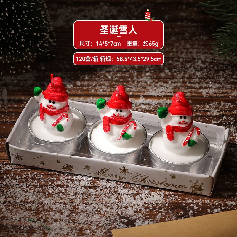 Christmas candles, home mini gifts, Christmas tree candle gift box, atmosphere decoration, Christmas ornaments, candles detail image 11