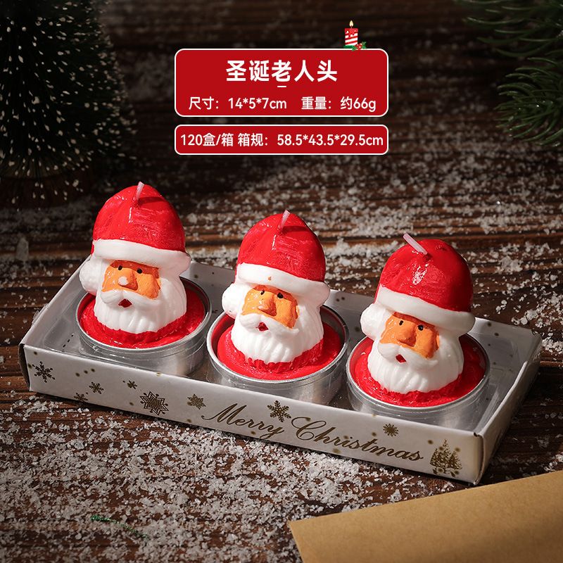 Christmas candles, home mini gifts, Christmas tree candle gift box, atmosphere decoration, Christmas ornaments, candles detail image 4