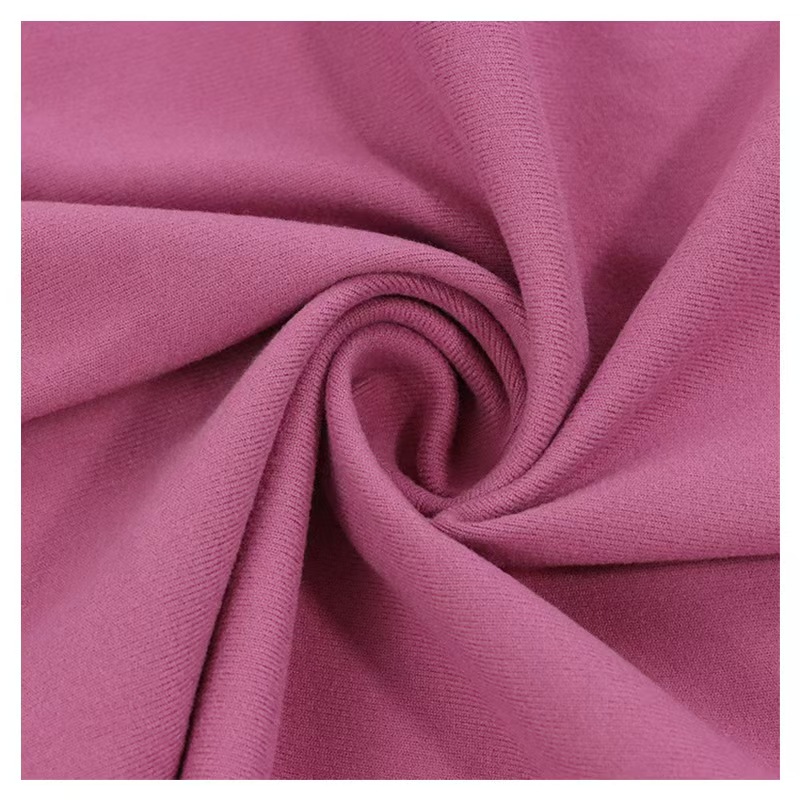 1×1 ribbed German velvet fabric for warmth, with a knitted fabric for the collar, cuffs and hem