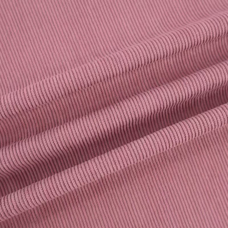 High-density European cotton fleece fabric is soft, lustrous and does not pill. It is a special fabric for wide-leg pants and casual pants in autumn and winter Application Scenario