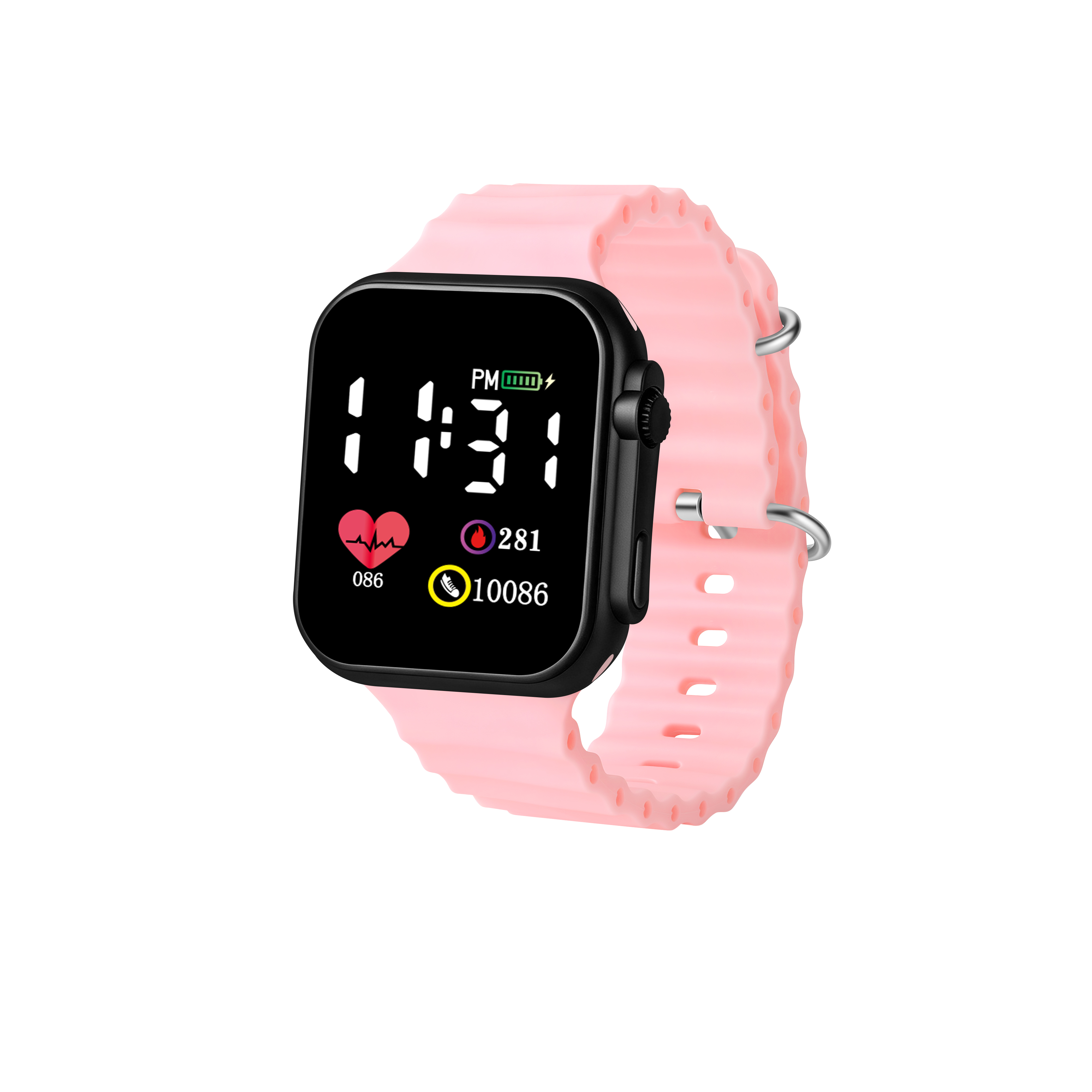 BYH-26-13 reloj de toque de moda multicolor opcional diseño simple pantalla digital verde adecuado para uso diario comercio exterior al por mayor simple LED relojes electrónicos para hombres y mujeres estudiantes tendencia universal Application Scenario