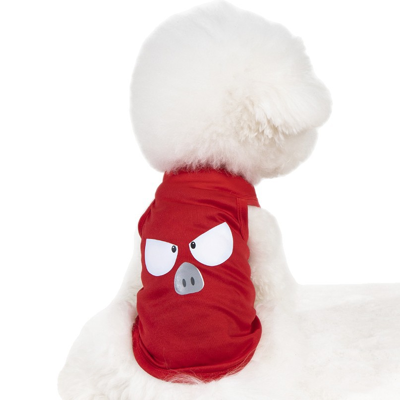 Spring and summer new dog clothes, cute pet clothes, teddy cats, Bichon Frise creative vests, pet supplies and clothing Item Picture