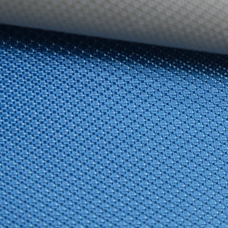 Factory direct sales of TY-021 Tengyue 0.5 diamond-shaped pvc coated fabric, suitable for luggage, backpacks, handbags, tents, camping vehicles and outdoor fabrics Item Picture