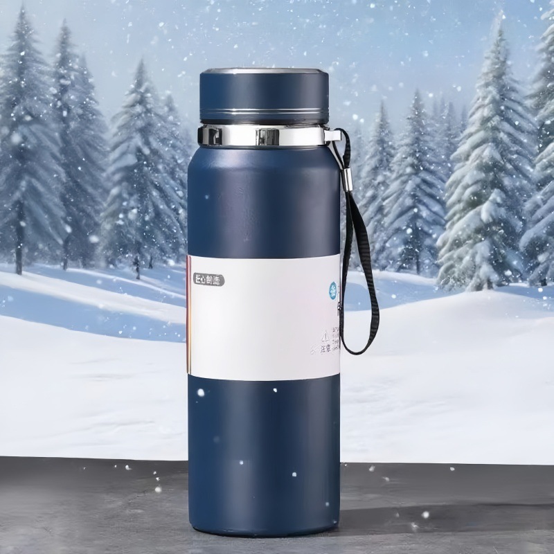 Gran capacidad de acero inoxidable 316 tazas térmicas inteligentes con té calentador solar al aire libre portátil montaña deportes kettle details Picture