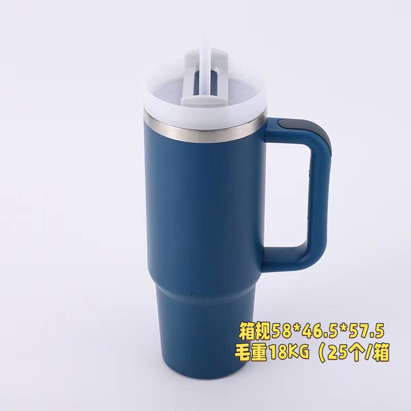 Cross-border exclusive outdoor handle car 316 stainless steel insulated cup, portable large-capacity ice king water cup, Stanley car cup Specification image